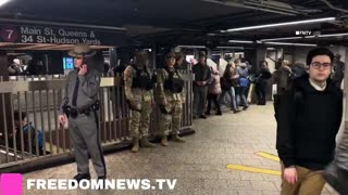 National Guard checkpoints at NYC subway entrances