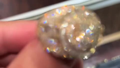 Real Gold & Natural Diamond Princess Cut Men's Ring