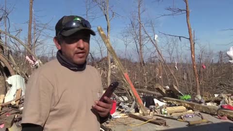 Video: Un dron capta la destrucción tras paso de tornados en Kentucky