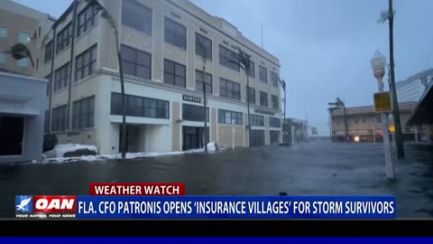Fla. CFO Patronis opens 'insurance villages' for storm survivors