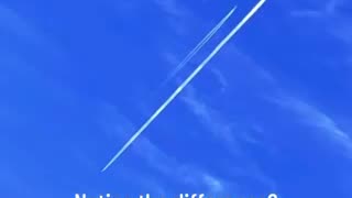 Chemtrail vs. Contrail - The difference is clear