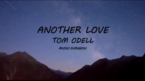 Tom Odell - Another Love ( Slowed + Reverb )