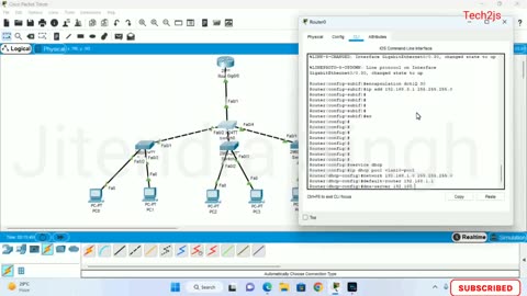 DHCP Server Configuration With VLAN / Subnets - Cisco Packet Tracer - tech2js