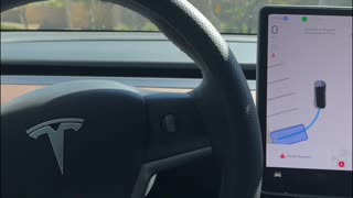 TESLA useless auto park feature