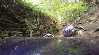 We lost the road about a mile back! Creek Crawl