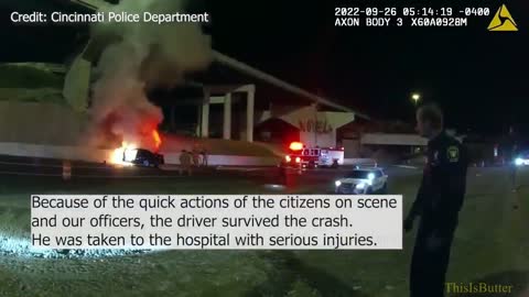 Driver survives crash, fire after I-75 crash after police pulled him out of car