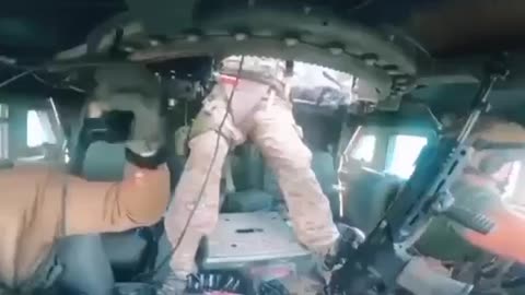 The Chaos and Insanity of Riding in a Ukrainian IFV Hit with RPG(Must-See)