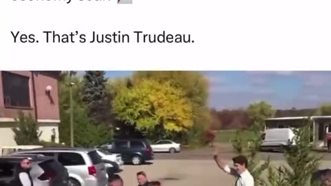 Justin Trudeau Gets Bested By A Flower Pot