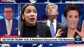 'Trump Will Put Us In Prison Camps!' AOC ☭ Maddow Descent Into TDS Madness LOL