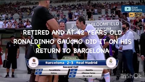 RETIRED …AND AT 42 YEARS OLD… RONALDINHO GAÚCHO DID IT ON HIS RETURN TO BARCELONA