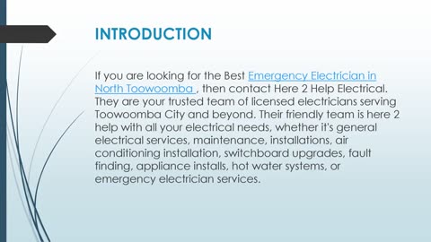 Best Emergency Electrician in North Toowoomba