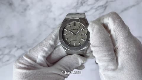 CADISEN Men Watch 2021 Luxury NH35 Automatic Mechanical Wristwatch 100m Waterproof Sapphire Glass Me