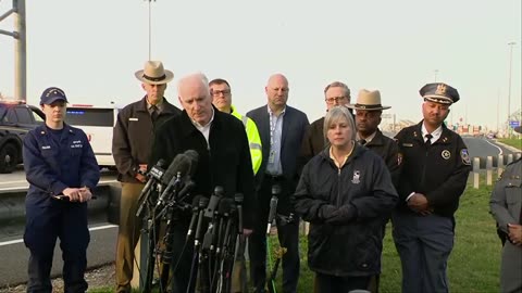 Maryland DOT holds press briefing on bridge collapse