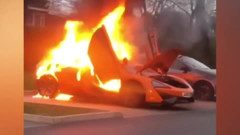 Sport car Vs Fire