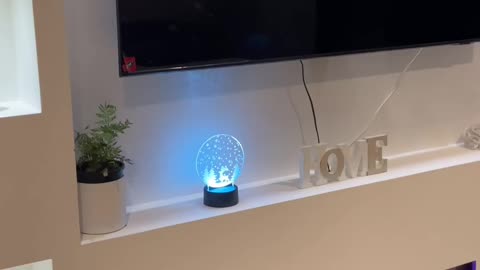 Custom ‘Reindeer In The Snow Concept’ LED Lamp showcase! 🦌❄️💡