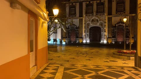 LIVE: Ponta Delgada Sunday Evening Walk - Sao Miguel Azores Portugal - 17.12.2023 #IRL