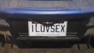 Funny Custom License Plate