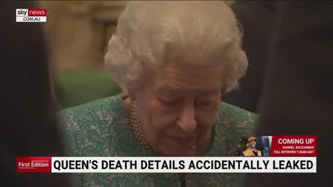 Queen's death details accidentally leaked