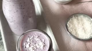 Blueberry-Coconut-Shake | Amazing short cooking video | Recipe and food hacks