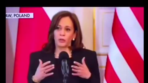 Vice President Kamala Harris Giggles when talking about Ukraine