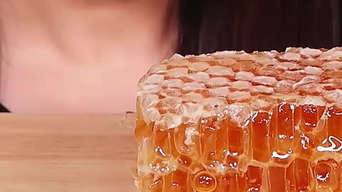 Honey Jelly, HoneyComb #zoeyasmr #zoeymukbang #bigbites #mukbang #asmr #food #먹방 #틱톡푸드 #honeyjelly #