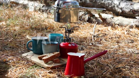 Outdoor Portable Camping Incinerator Titanium Alloy