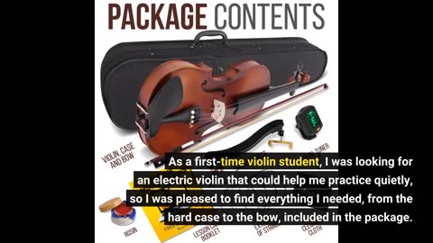 Pyle Full Size Electric Violin and #Amplifier Kit-Overview