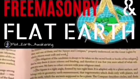 The Freemason Albert Pike apparently thought the Earth is flat