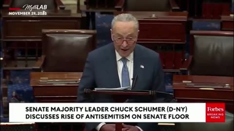 Lol. WTF? Did Chuck Schumer Just Say? Schumer in Senate on the Rise of Antisemitism