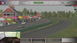 Iracing Porsche 992 cup car at VIR