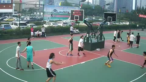 Good Passing Leads to Score - Street Basketball China