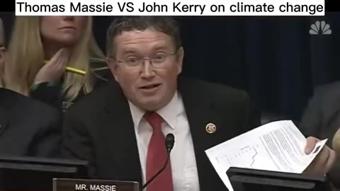 Thomas Massie vs John Kerry on climate change