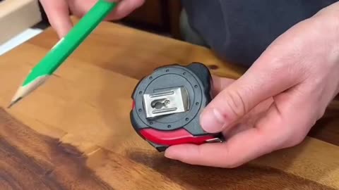 📏 Transform Your DIY Skills! Pencil Marking with Meter Tape Hack 2024 #diy
