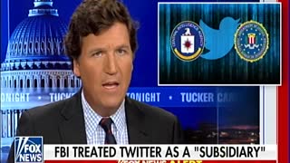 Tucker Carlson calls out the FBI for directing Twitter to censor Americans
