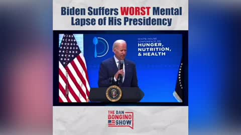 Biden Suffers WORST Mental Lapse Of His Presidency | Dan Bongino