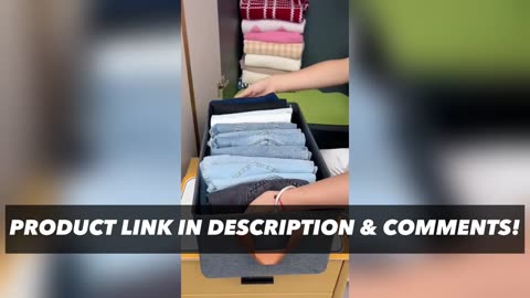Smart Storage Clothes Organizer Box