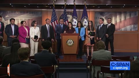 MOMENTS AGO: Rep. Pete Aguilar, Congressional Hispanic Caucus holding news conference...