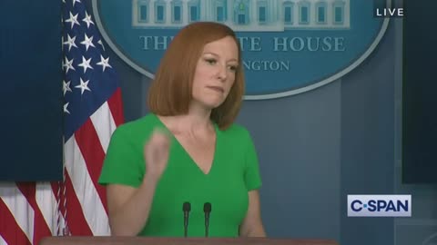 Jen Psaki: "We Are Making Sure Social Media Is Aware of Disinformation Dangerous to Public Health"