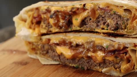 Cheeseburger Burritos