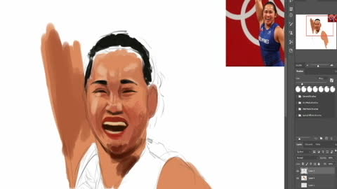 Hidilyn Diaz Photoshop (Olympic 2021)