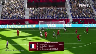 eFootball PES 2021 l France scores a lot of goals FIFA World Cup Quatar 2022 France v Denmark