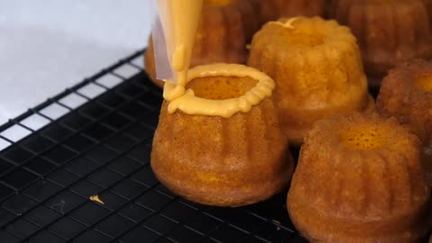 gugelhupf pound cake making - korean street food