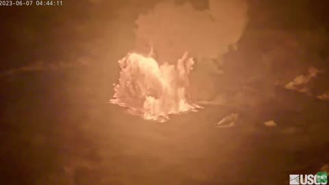 Lava flows from Kilauea as Hawaiian volcano erupts