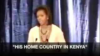 his home country in kenya per michelle speech