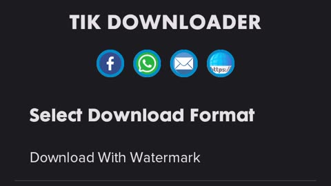 Download TikTok video without watermark free