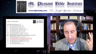 Mt. Pleasant Bible Institute (12/05/22)- Judges 18:7-10