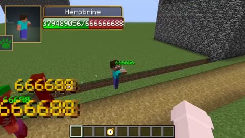 Herobrine vs Entity 303 all Сreepypasta mobs in minecraft part 97