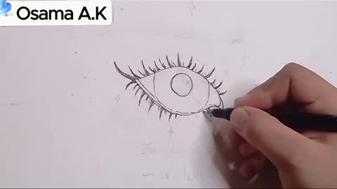 Anime eye sketch !! | Osama338 | Drawing