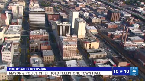 Spokane mayor and police chief hold telephone town hall to discuss crime in Spokane