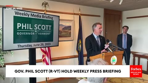 Gov. Phil Scott Hosts Weekly Press Briefing